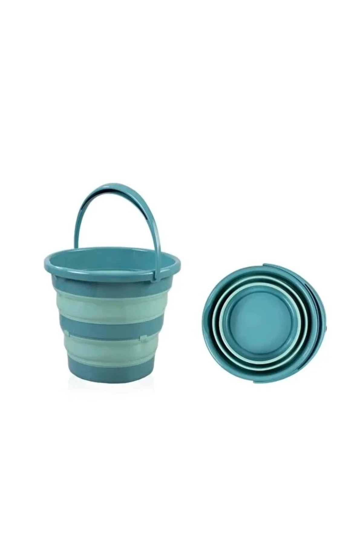 Mey İthalat® Katlanır Banyo 3'Lü Küvet Seti 765 Turkuaz