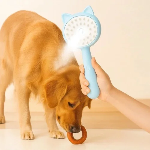 Mey İthalat® Kedi ve Köpekler İçin Buharlı Masaj Fırçası