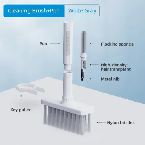 Mey İthalat® Klavye Ve Kulaklık Temizleyici Kit 5 İn 1