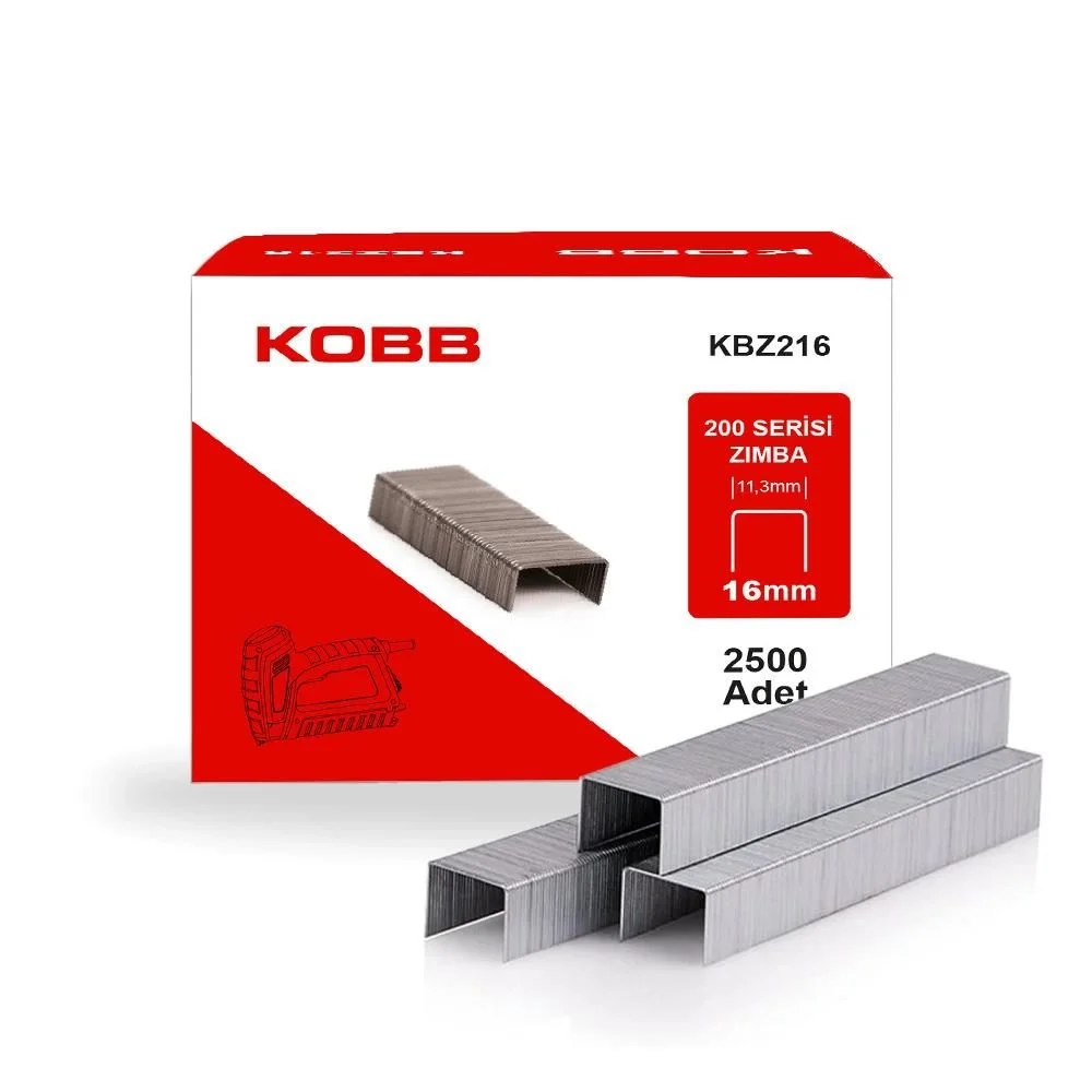 Mey İthalat® Kobb KBZ216 16 mm 2500 Adet Zımba Teli