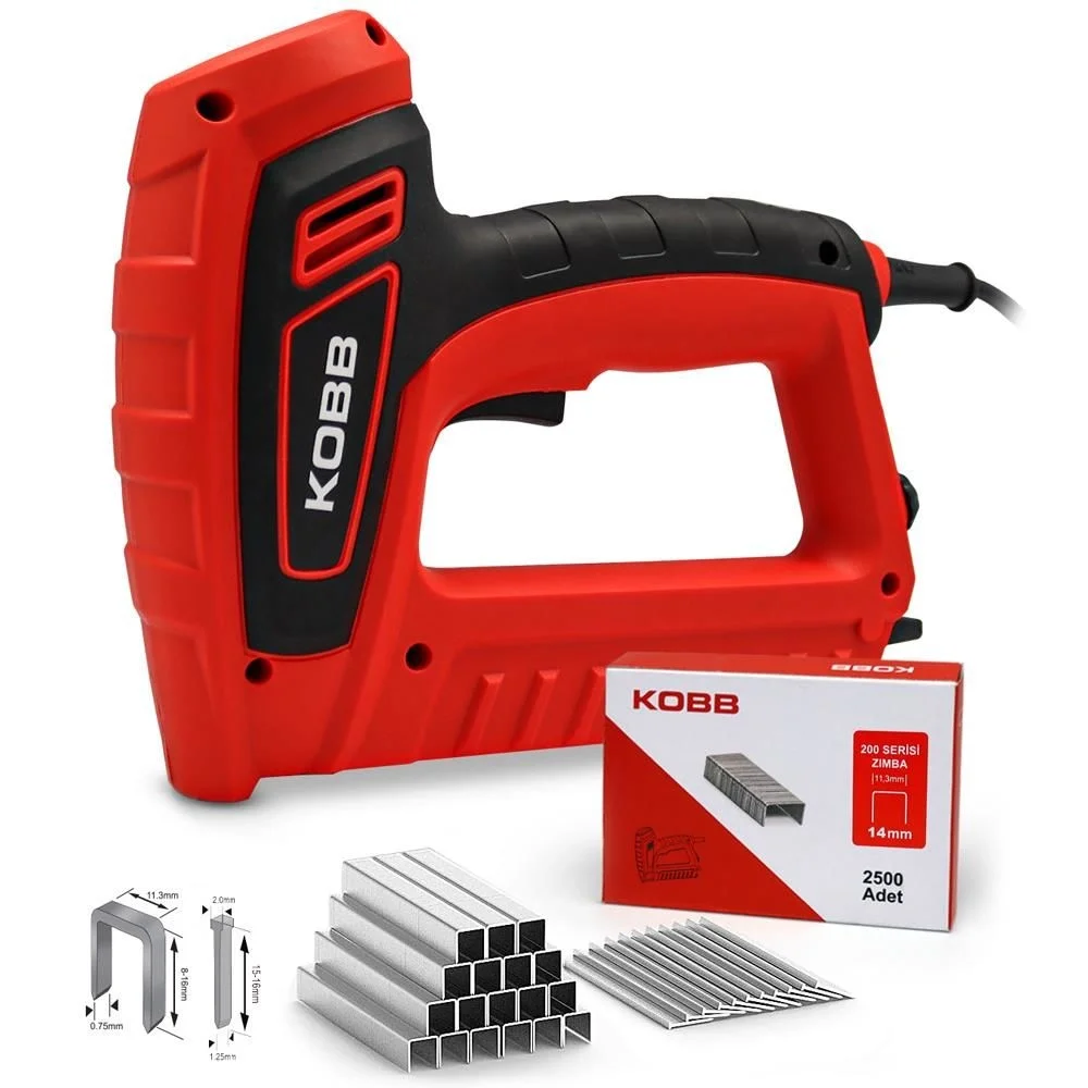 Mey İthalat® KOBB KBZ200 Elektrikli Zımba-Çivi Çakma Makinası