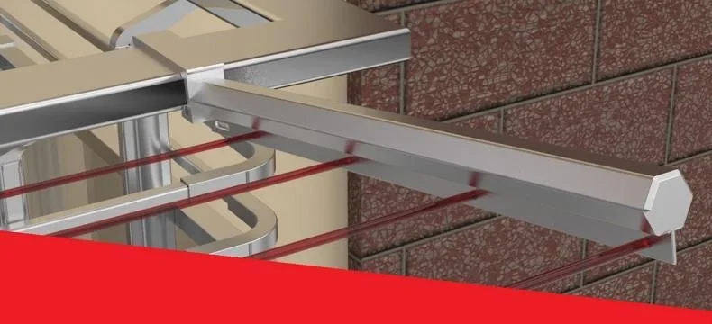 Mey İthalat® Koral Profil Alüminyum Balkon Çamaşır Kurutmalığı 60