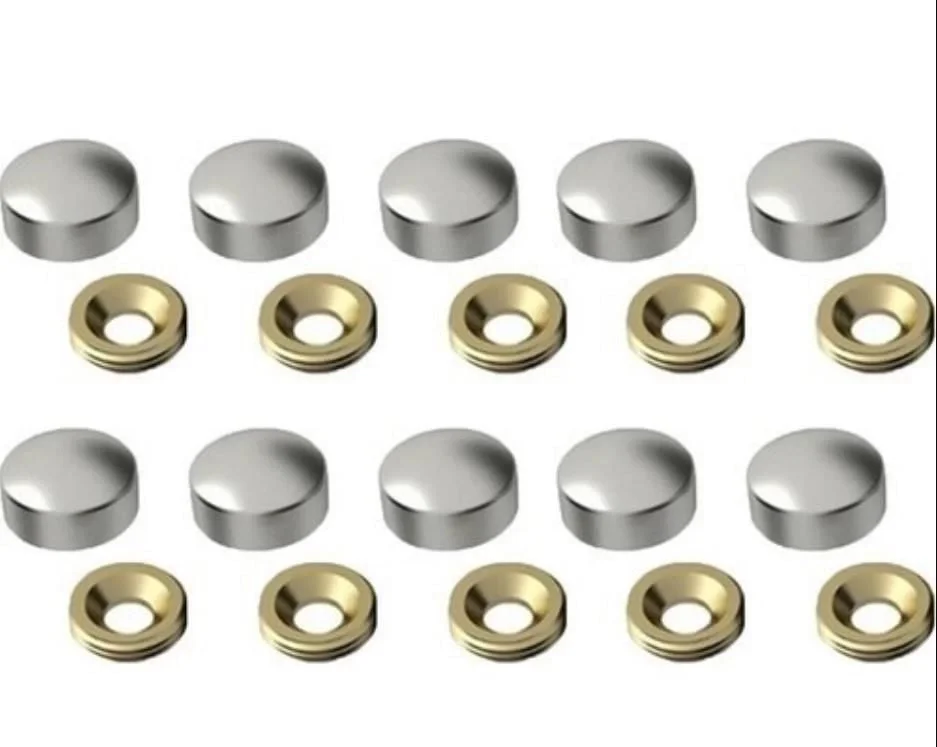Mey İthalat® Krom Vida Tapası 20 mm 10 Adet