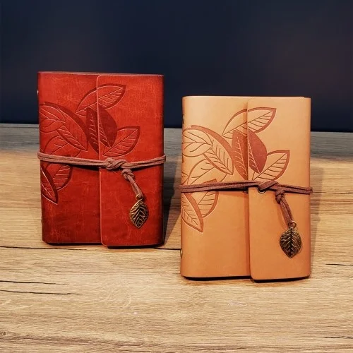 Mey İthalat® Küçük Boy Retro Deri Defter