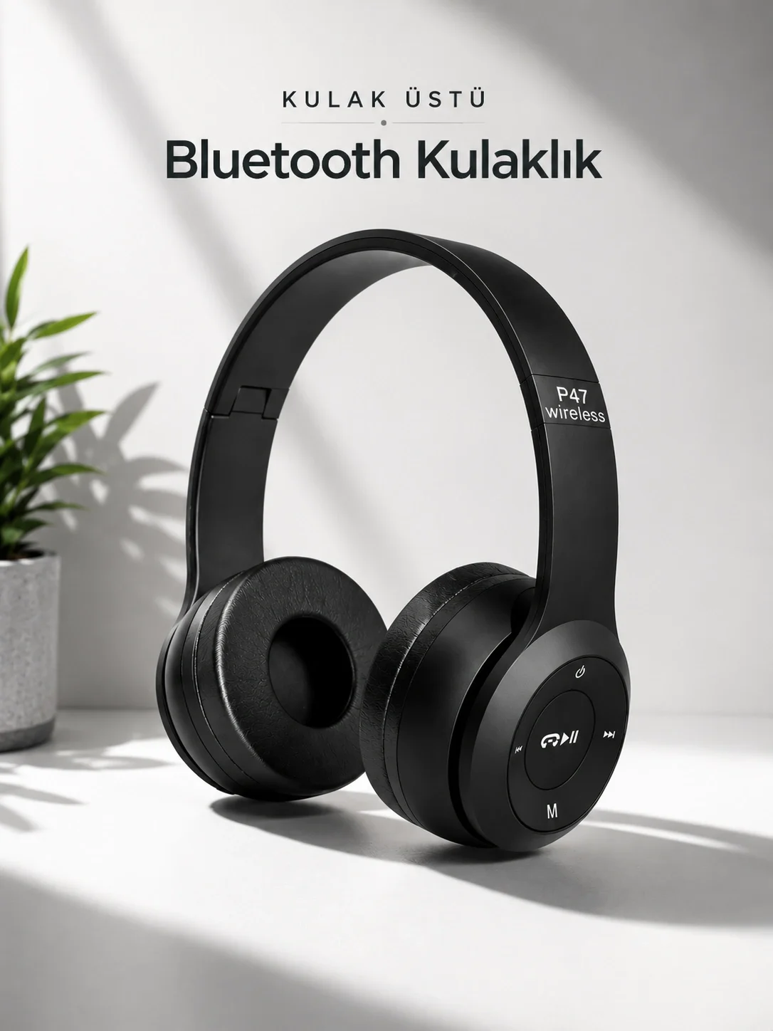 Mey İthalat® Kulak İçi Kablosuz Bluetooth Kulaklık Ekstra Bass ve