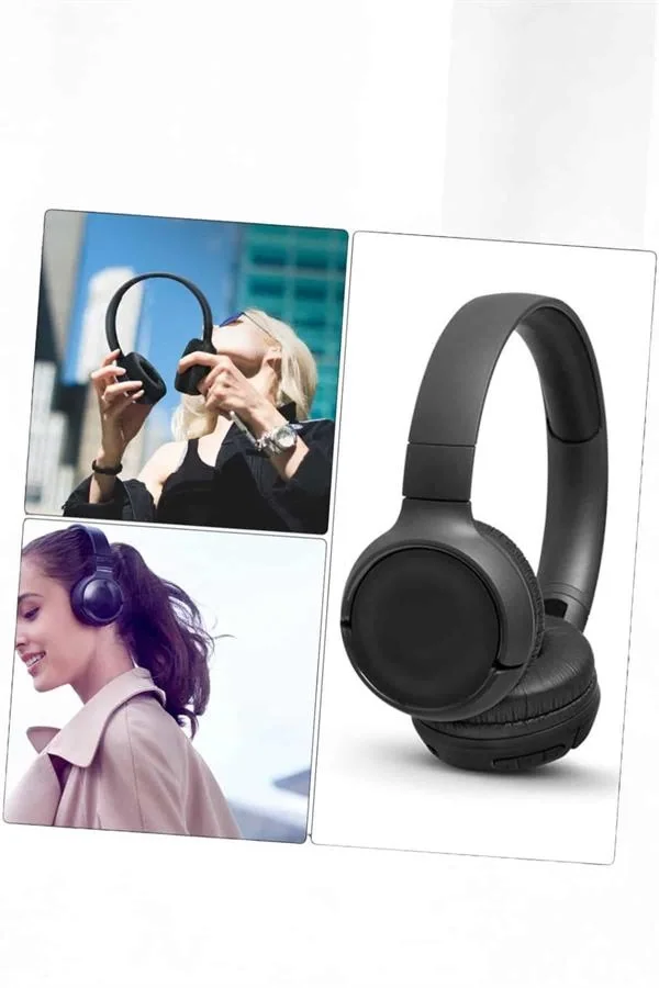 Mey İthalat® Kulak Üstü Kablosuz Bluetooth Kulaklık Gürültü Önley