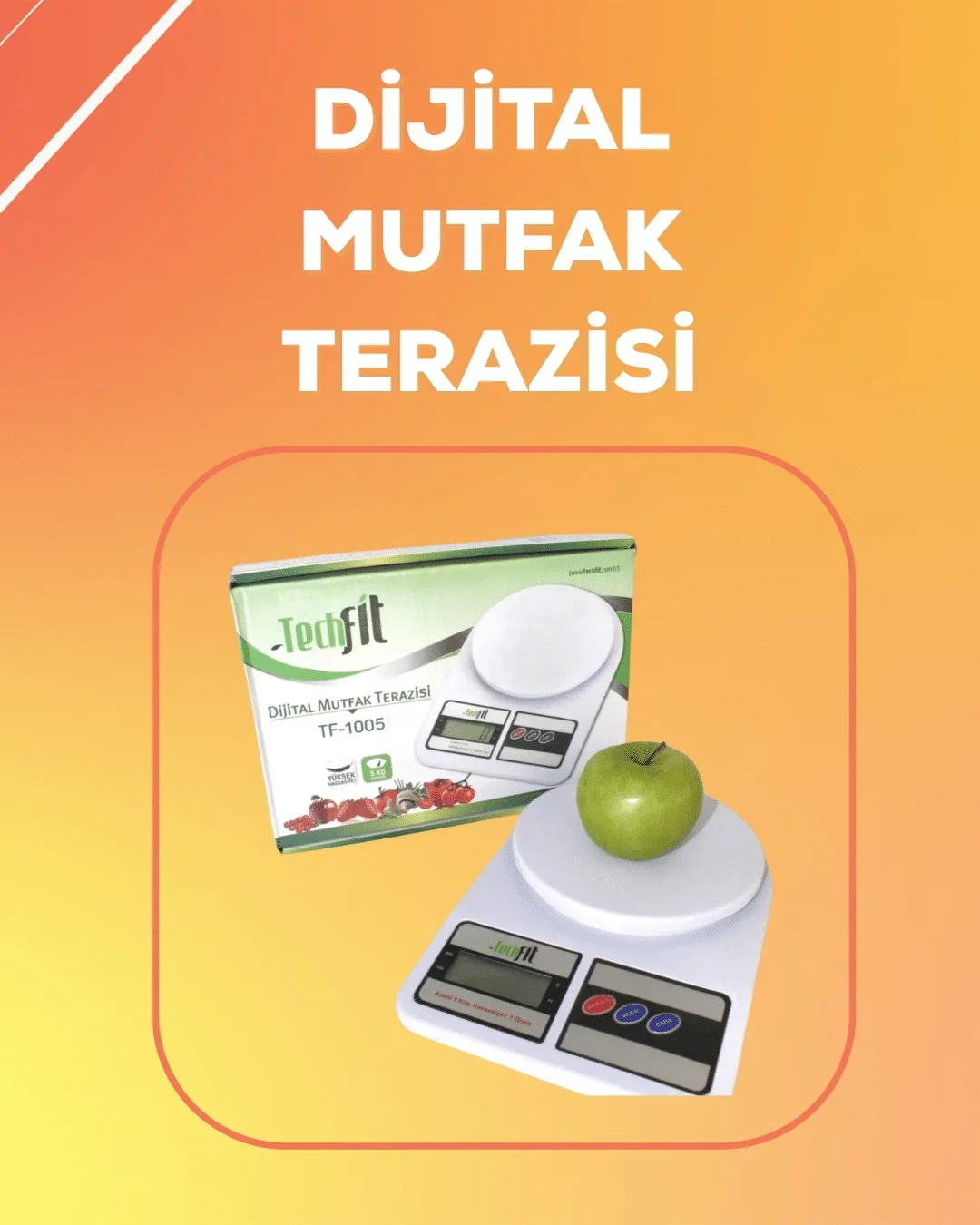 Mey İthalat® LCD Ekranlı Yüksek Hassasiyetli Dijital Mutfak Teraz