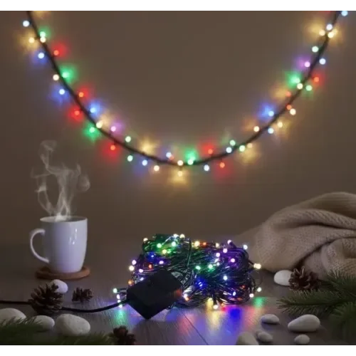 Mey İthalat® LED Damla Uçlu RGB Dekoratif Işık 10 Metre 100
