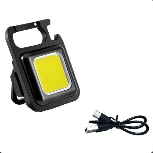 Mey İthalat® LED Işıklı Flash Özellikli 4 Modlu  Anahtarlık El Fe