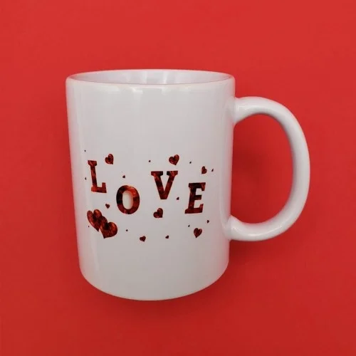 Mey İthalat® Love Tasarım Kupa Bardak