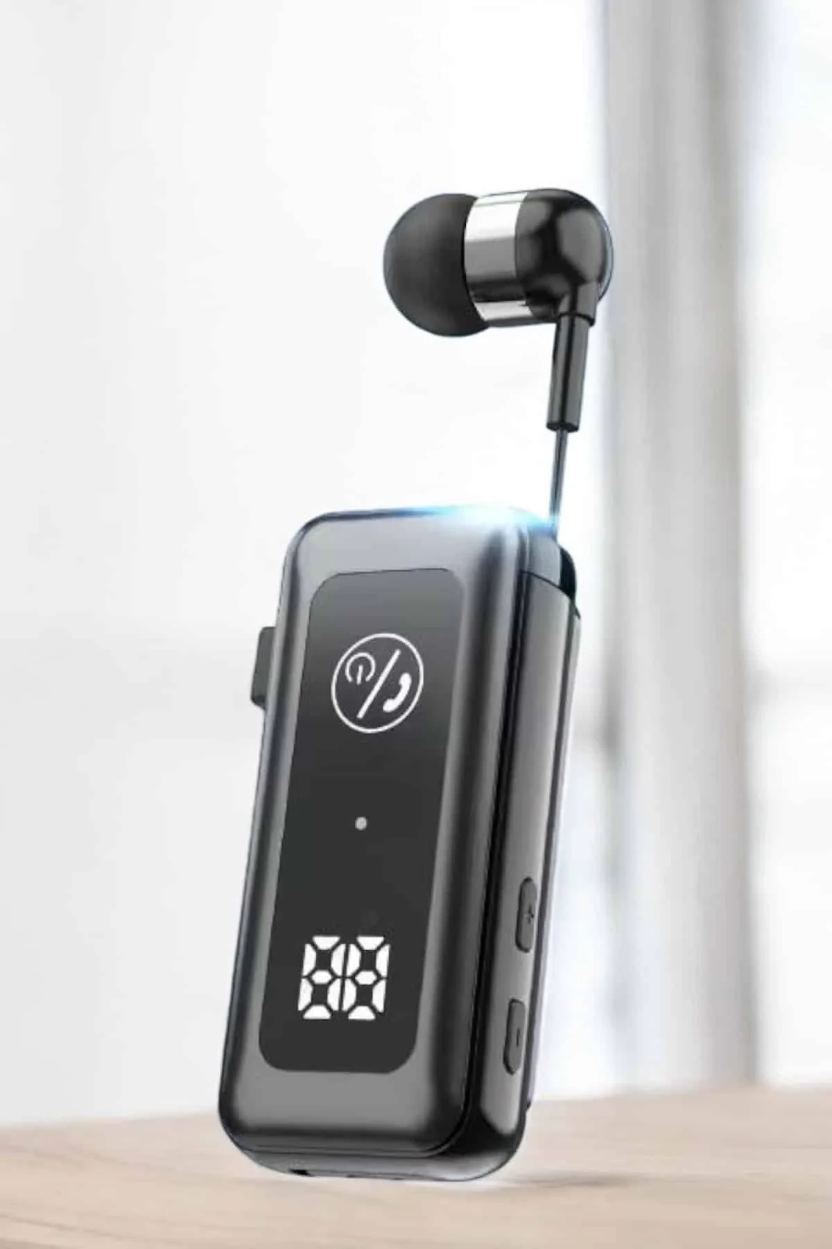 Mey İthalat® Makaralı Bluetooth Kulaklık Kulak İçi Dijital Göster