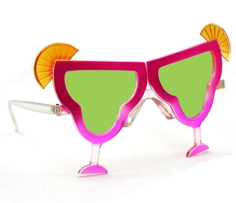 Mey İthalat® Margarita Bardak Şeklinde Parti Gözlüğü Pembe 16x8 c