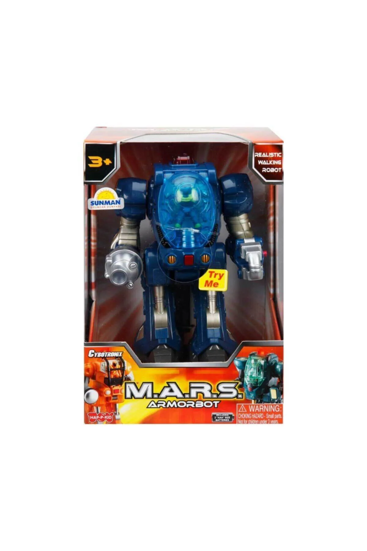 Mey İthalat® M.A.R.S Sesli ve Işıklı Zırhlı Robot