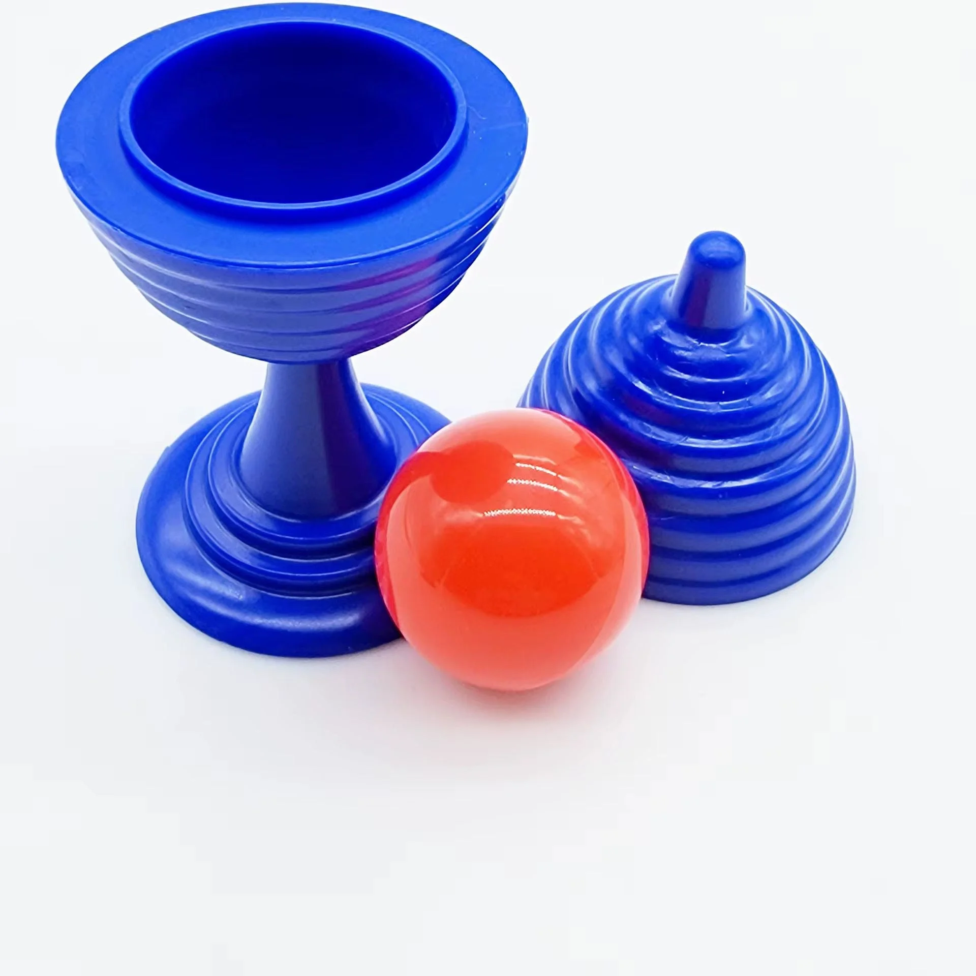 Mey İthalat® Mavi Renk Sihirli Kupa Top Kaybetme Oyunu 7 cm