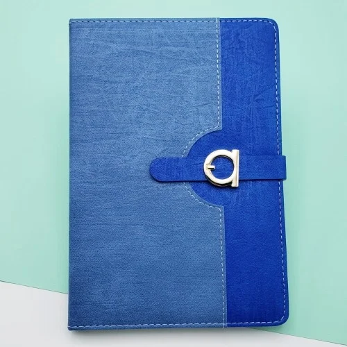 Mey İthalat®  Mavi Termo Deri Defter