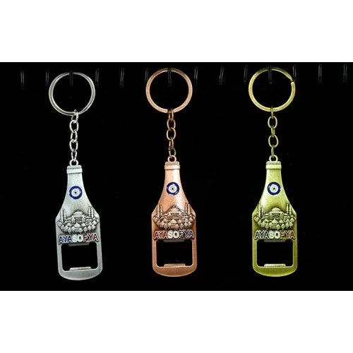 Mey İthalat® Metal Ayasofya Anahtarlık Ve Açacak Model 1