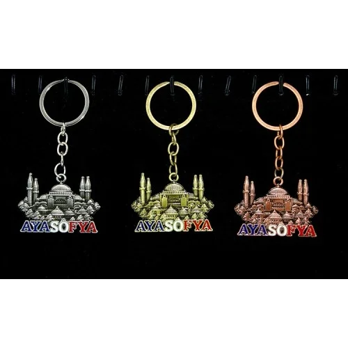 Mey İthalat® Metal Ayasofya Anahtarlık