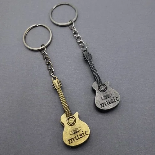 Mey İthalat® Metal Gitar Anahtarlık