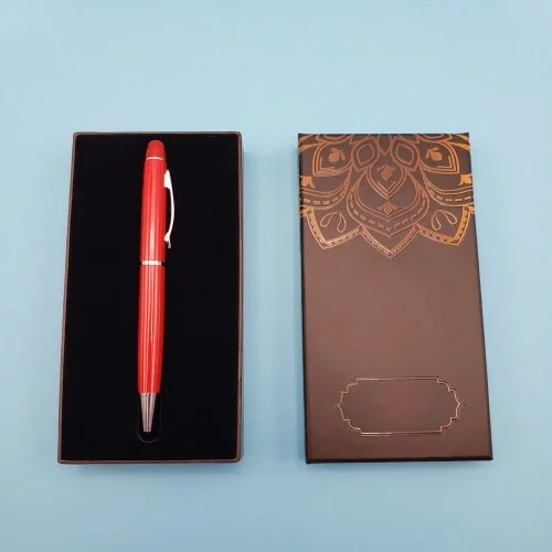 Mey İthalat® Metal Tükenmez Kırmızı Kalem