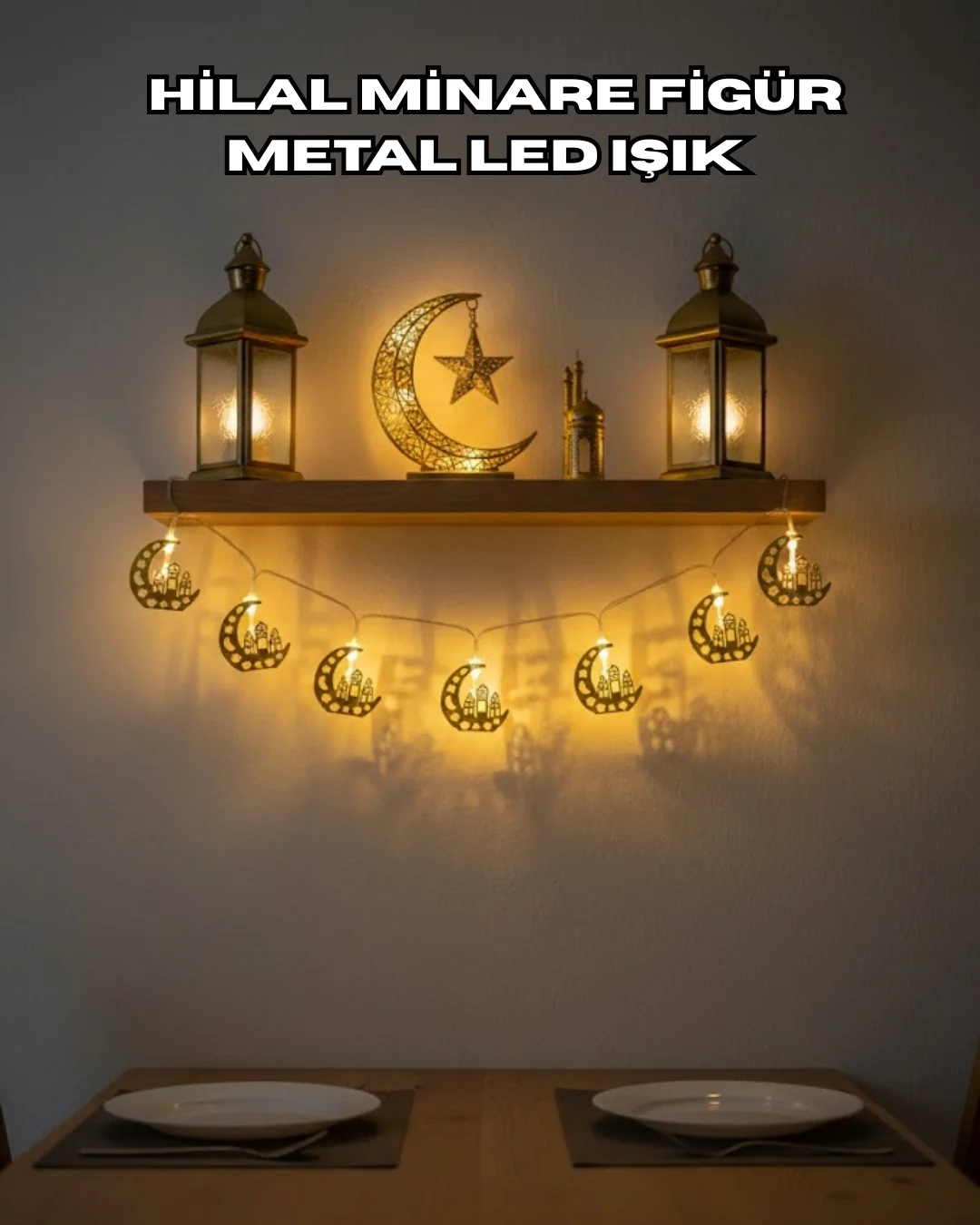 Mey İthalat® MİNARE RAMAZAN LED IŞIK
