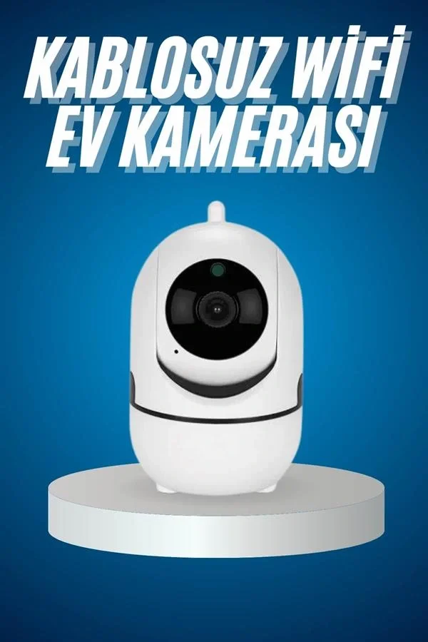 Mey İthalat® Mini IP Kamera Hareketli Güvenlik Kamerası Kablosuz 
