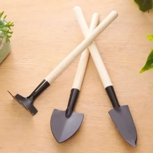 Mey İthalat® Mini Kazma, Kürek ve Tırmık Seti