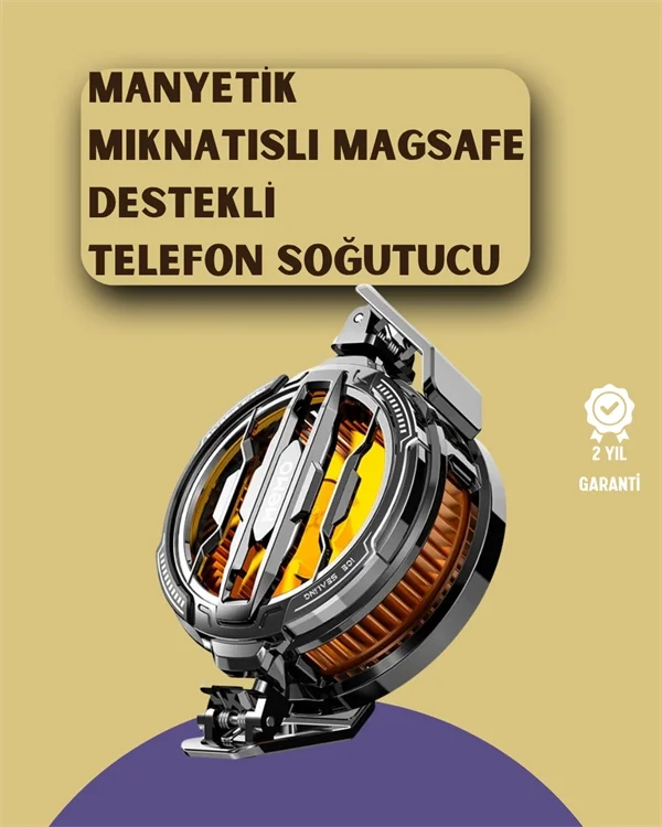 Mey İthalat® Mobil Oyunlar İçin Serinletici Telefon Fanı | Sessiz