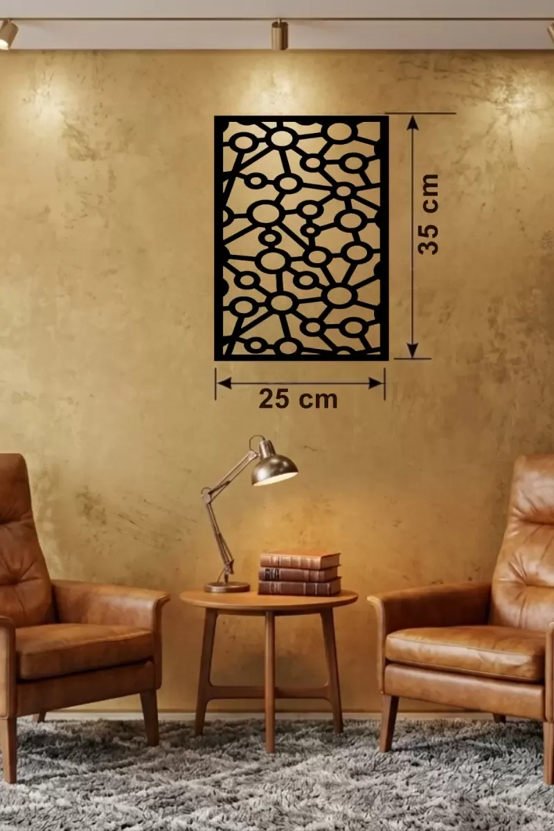 Mey İthalat® Modern Bağlantı Temalı Ahşap Duvar Tablosu - 25x35 c Mey İthalat® Modern Bağlantı Temalı Ahşap Duvar Tablosu - 25x35 c