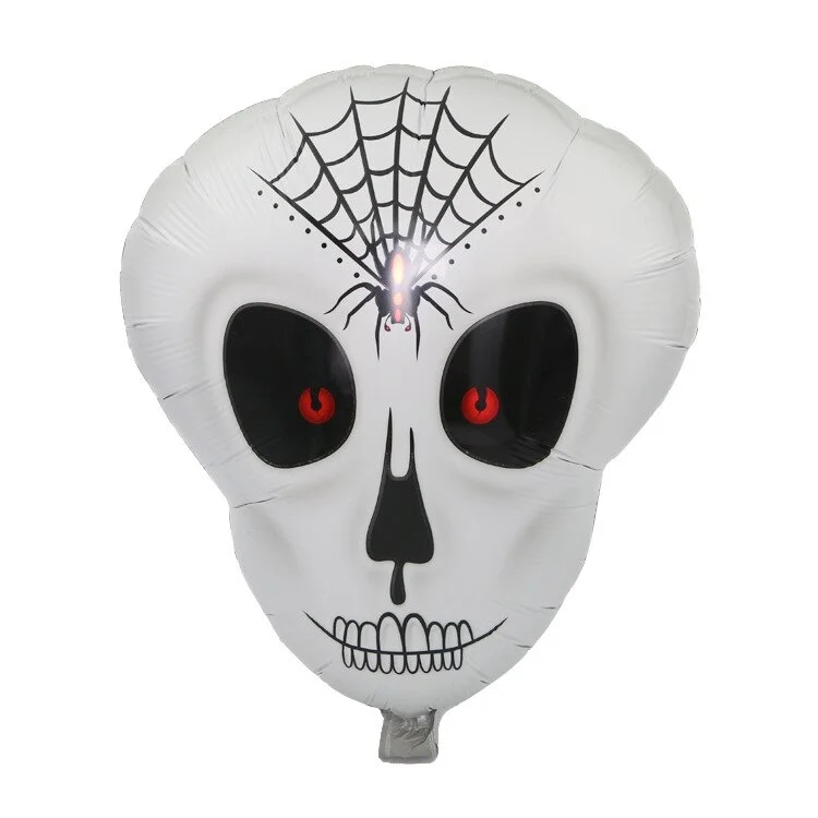 Mey İthalat® Örümcek Ağ Desenli İskelet Folyo Balon