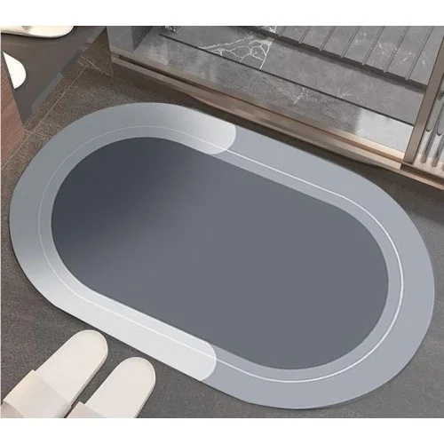 Mey İthalat® Oval Süper Emici Banyo Paspası