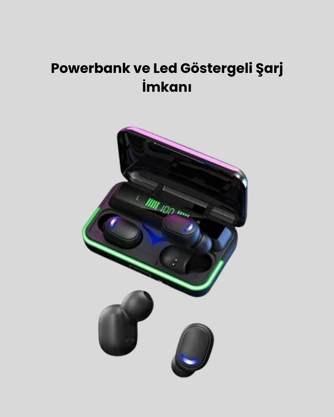 Mey İthalat® Oyun ve Müzik İçin E10 Bluetooth Kulaklık – 5.1 Bağl