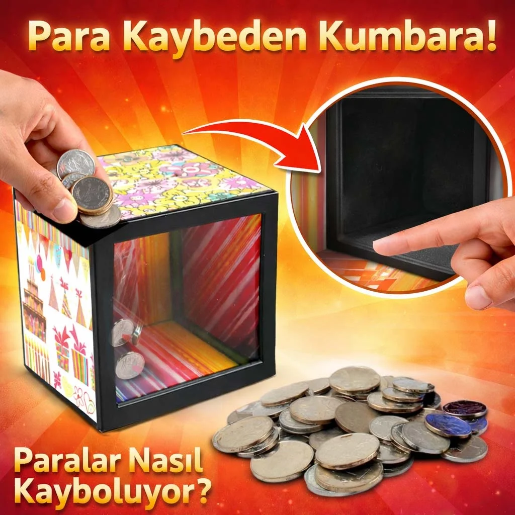 Mey İthalat® Para Kaybeden Sihirli Kumbara – Şaşırtan Tasarım Kut