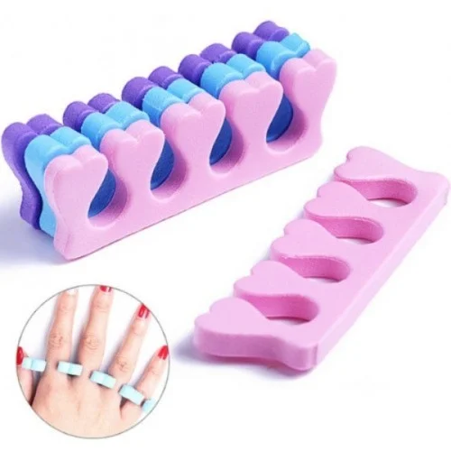 Mey İthalat® Parmak Ayırıcı Sünger Manikür Pedikür Aparatı 5 ADET