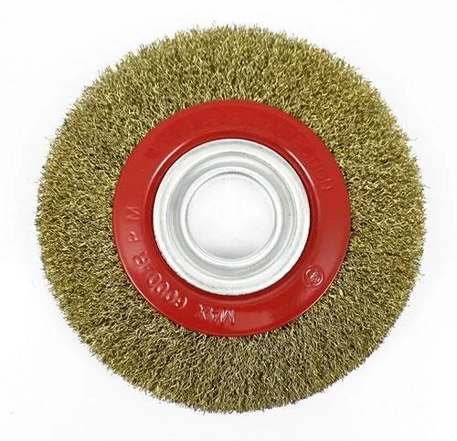 Mey İthalat® Partner 02005 Sarı Telli Daire Fırça 150X25 mm