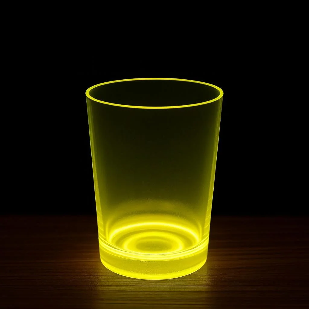 Mey İthalat® PartyGlow Neon Sarı Bardak 8.5 x 10.5 cm