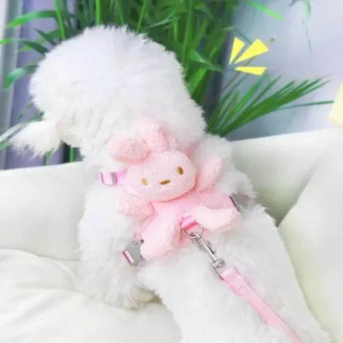 Mey İthalat® Peluş Ayıcıklı Göğüs Gezdirme Tasması Seti