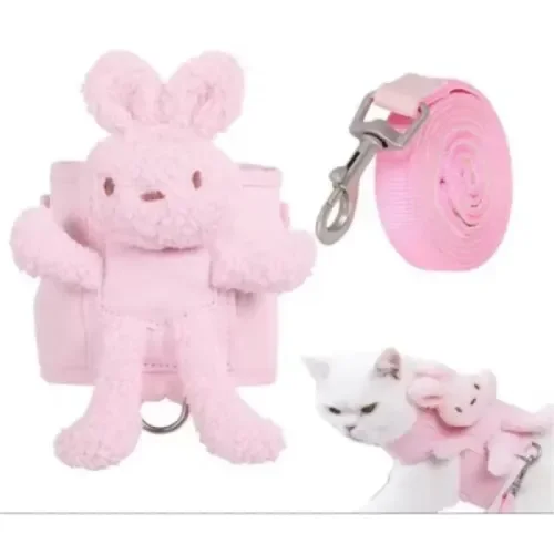 Mey İthalat® Peluş Ayıcıklı Göğüs Gezdirme Tasması Seti