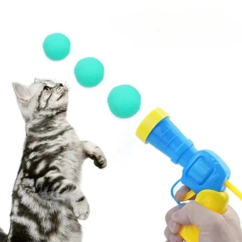 Mey İthalat® Peluş Top Atan İnteraktif Kedi Oyuncağı