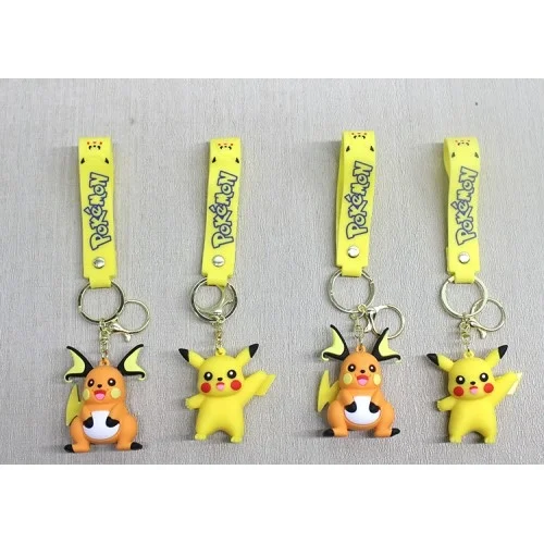 Mey İthalat® Pikachu Raichu Silikon Anahtarlık