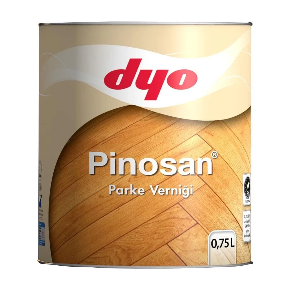 Mey İthalat® Pinosan Parke Verniği Mat 0,75 LT Cam Cila Mey İthalat® Pinosan Parke Verniği Mat 0,75 LT Cam Cila