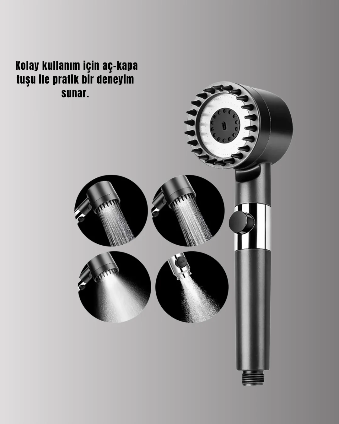 Mey İthalat® PLASTİK DUŞ BAŞLIĞI FİLTRELİ