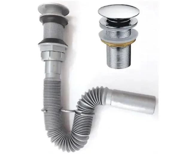 Mey İthalat® Pop Up Bas Aç Körüklü Lavabo Sifonu