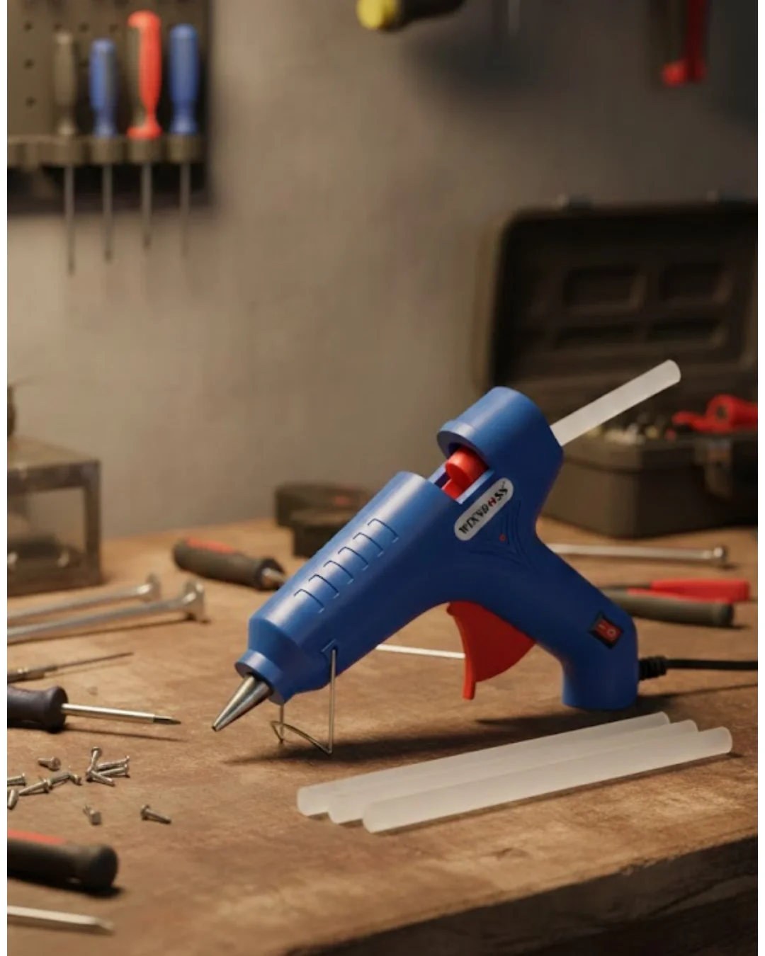 Mey İthalat® Pratik Kullanımlı 60 W Silikon Tabancası 11 mm Silik