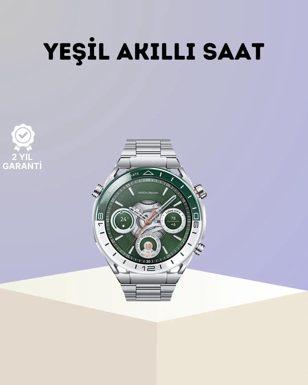 Mey İthalat® Premium Amoled Akıllı Saat GPS Harita Desteği Blueto