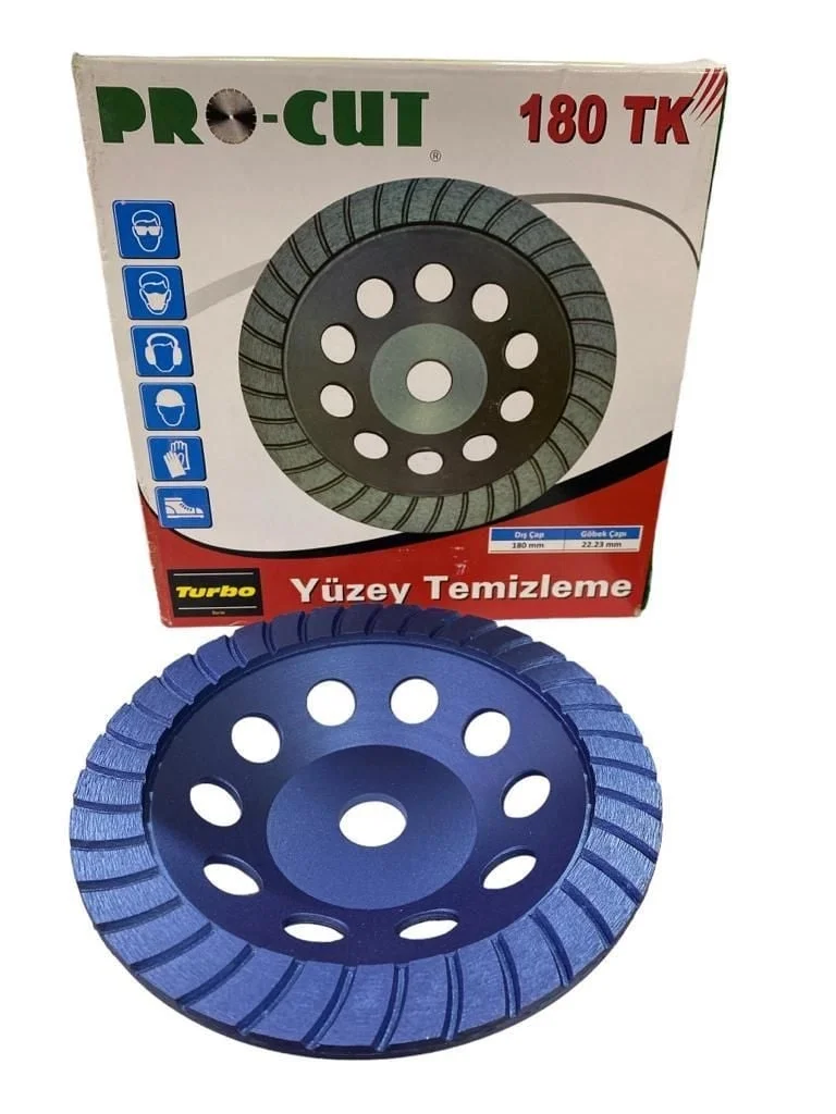 Mey İthalat® Procut 51187 Turbo Serisi Yüzey Temizleme 180 mm