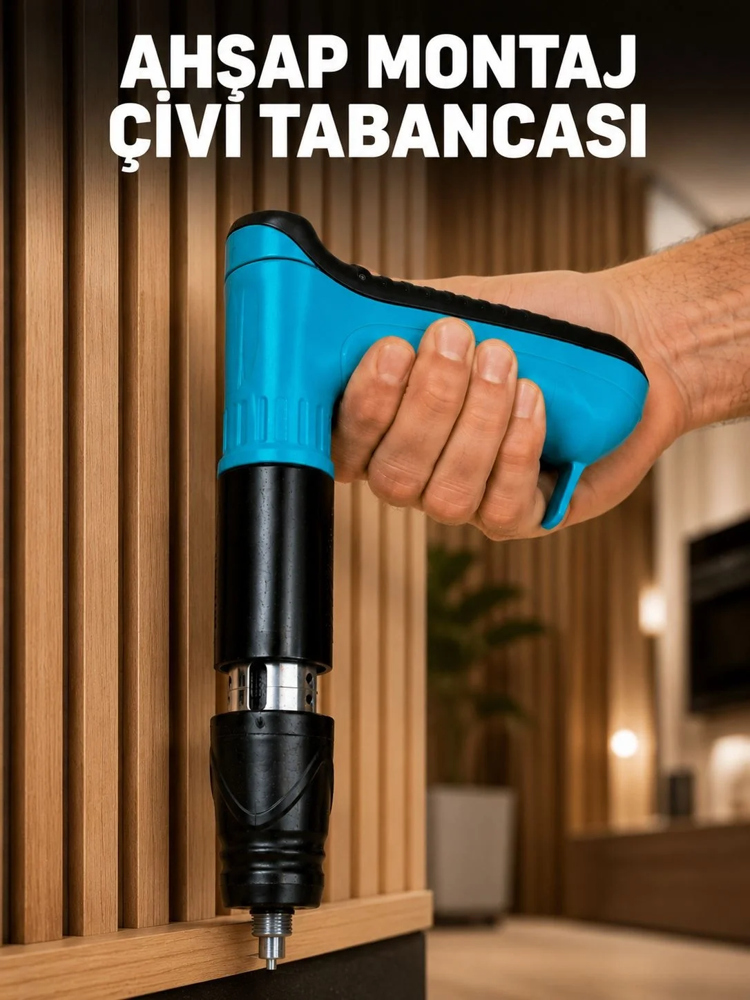 Mey İthalat® Profesyonel Ahşap Döşeme Çivi Tabancası Dayanıklı Ma