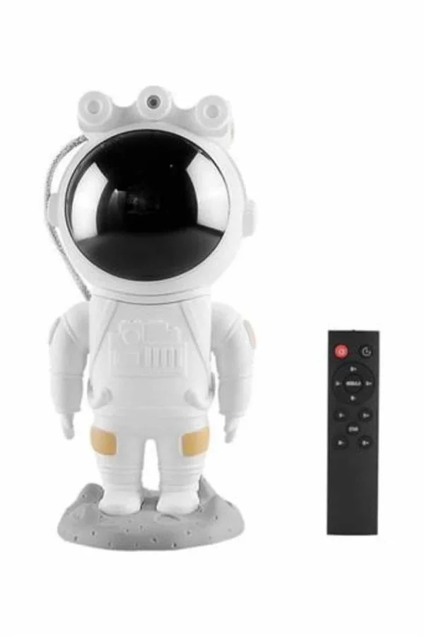 Mey İthalat® Projeksiyon Astronot Lamba Speaker Sevimli Astronot 