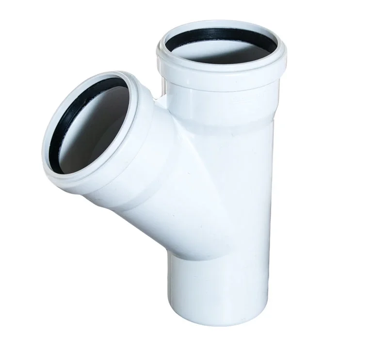 Mey İthalat® Pvc Atık Su Borusu 110x75 Tek Çatal 45 Derece 10 Ade
