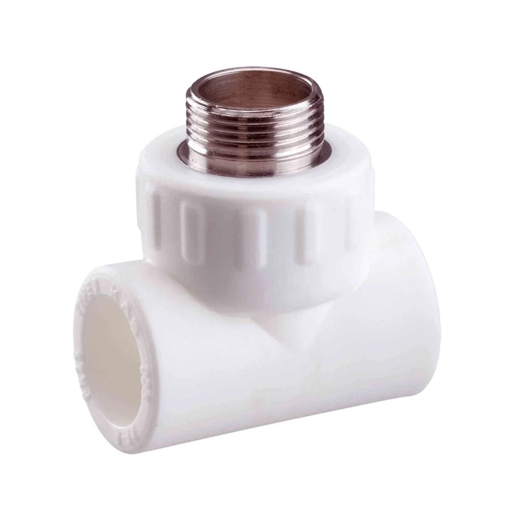Mey İthalat® Pvc Boru PPRC Dış Dişli Te 25x1/2'' 10 Adet