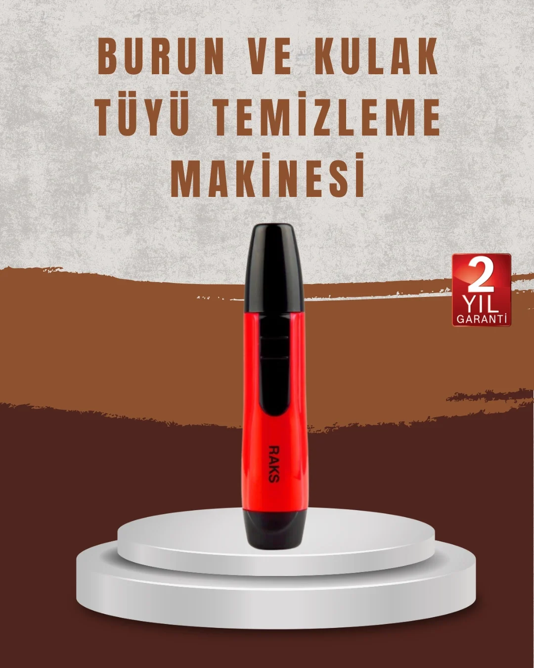 Mey İthalat® Raks Leo Burun Kulak Tüy Alma Makinesi 45 dk Şarj Sü